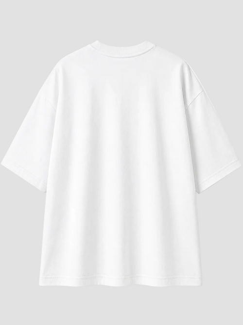 90sOWL Classic Tee -Arctic White