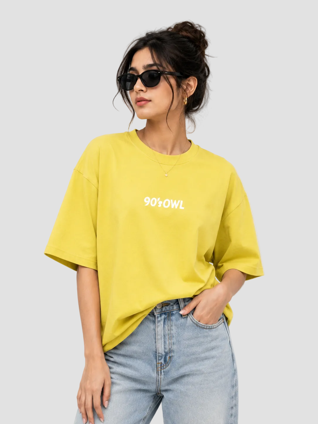 90sOWL Classic Tee - Sunbeam Yellow 90s OWL