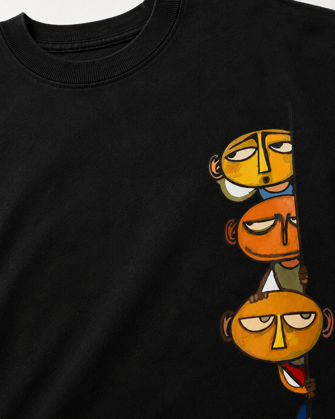 Hidden Faces Oversized T-Shirt