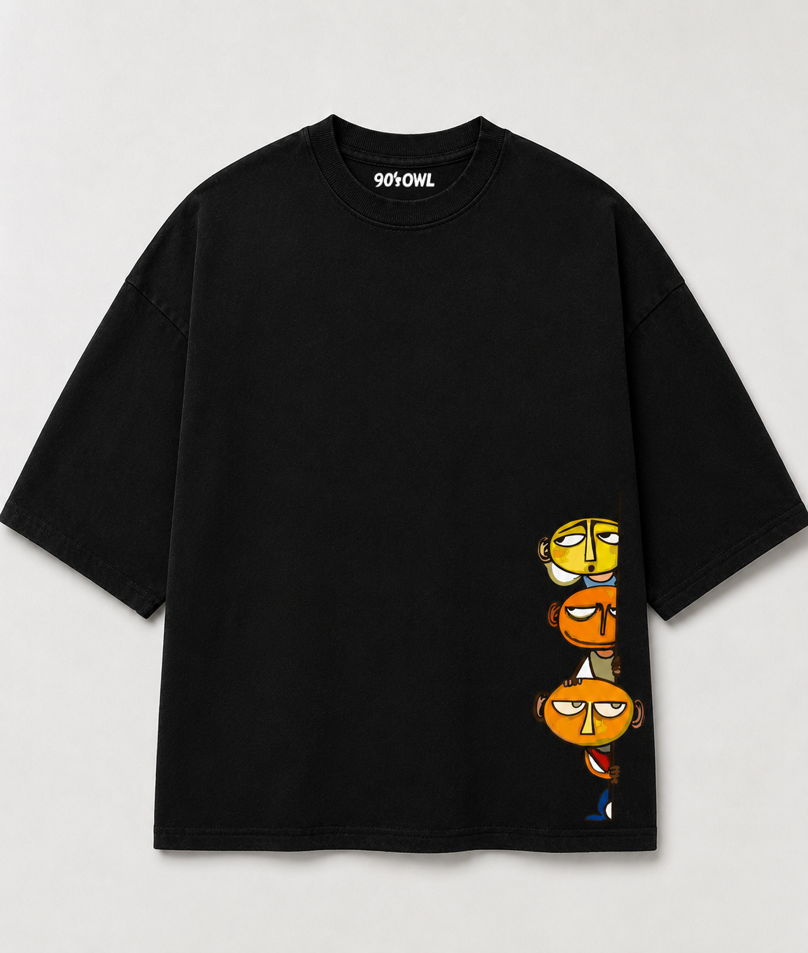 Hidden Faces Oversized T-Shirt