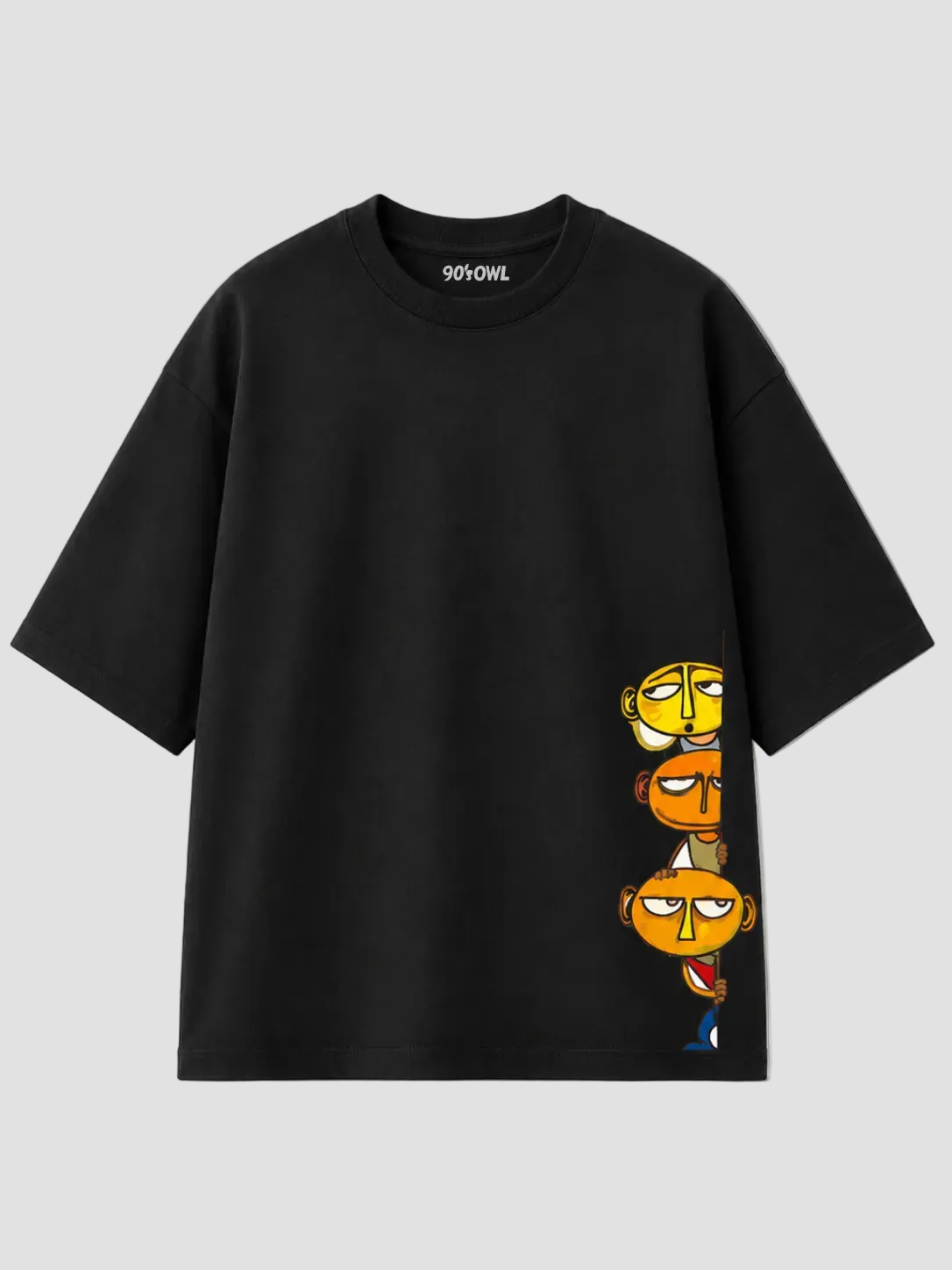 Hidden Faces Oversized T-Shirt